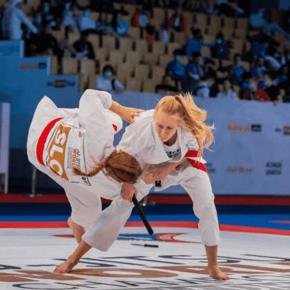 FOTO: Slovenki ju-jitsu s svetovnim naslovom in kopico drugih medalj