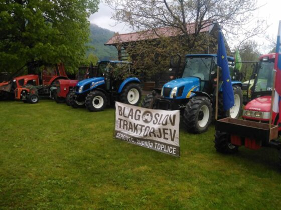 FOTO: V Cerovcu blagoslov traktorjev