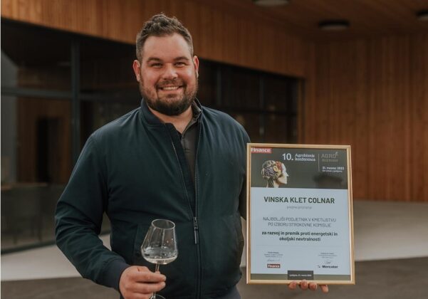 Vinski kleti Colnar nagrada za najboljšega podjetnika v kmetijstvu