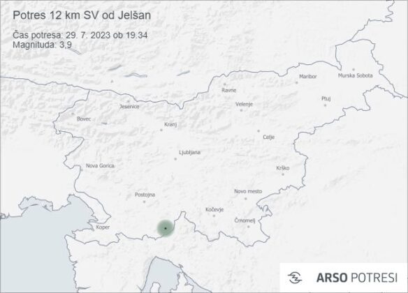 Potres pri Jelšanah čutili v večjem delu Slovenije in regiji