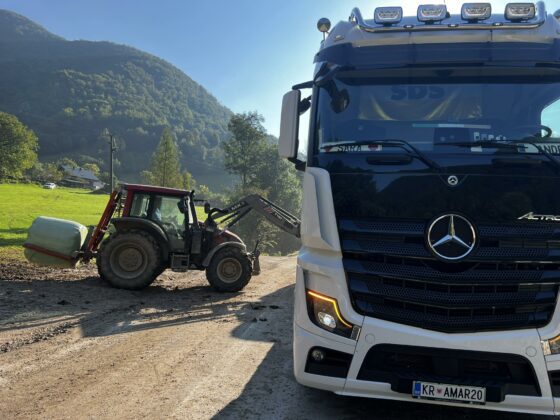 V&F: Pomoč kmetov z Dolenjske na prizadeta območja